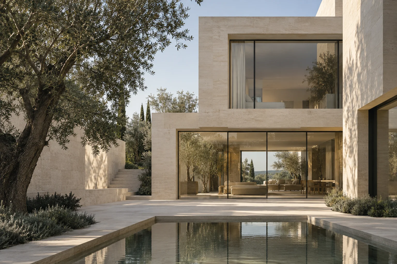 Architectural residence in an original AION real estate concept